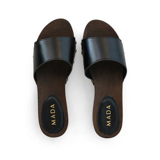 SANDALIA DE TACÓN LUCETTA CON ESTOPEROLES