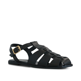 SANDALIA DE PIEL LULU ESTILO CANGREJERA DE PISO