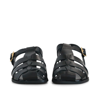 SANDALIA DE PIEL LULU ESTILO CANGREJERA DE PISO