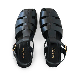 SANDALIA DE PIEL LULU ESTILO CANGREJERA DE PISO