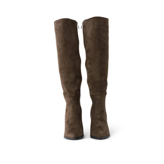 BOTA ALTA LYDIA TEXTURA TERCIOPELO
