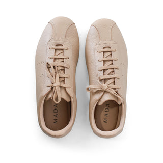 TENIS DE PIEL MIMI PLANO TIPO FLAT