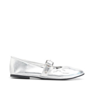 Balerina de diseño fruncido MIST con tira delantera de hebilla