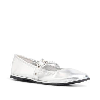 Balerina de diseño fruncido MIST con tira delantera de hebilla