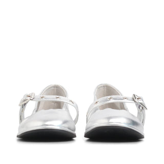 Balerina de diseño fruncido MIST con tira delantera de hebilla