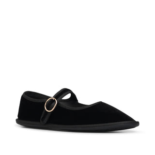 Balerina NABY de terciopelo con tira ajustable