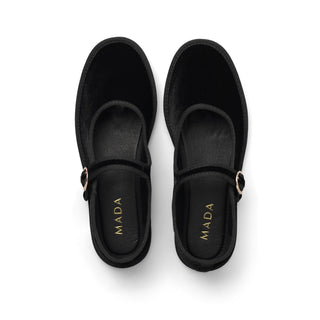 Balerina NABY de terciopelo con tira ajustable