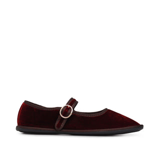 Balerina NABY de terciopelo con tira ajustable