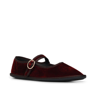 Balerina NABY de terciopelo con tira ajustable