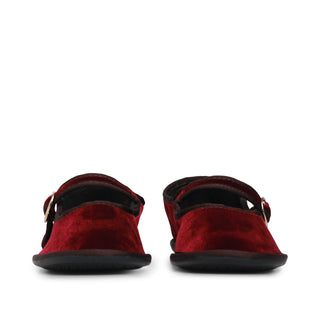 Balerina NABY de terciopelo con tira ajustable