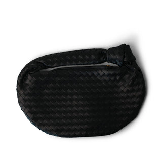 Bolsa de mano NÁPOLES con diseño trenzado con nudo en el asa