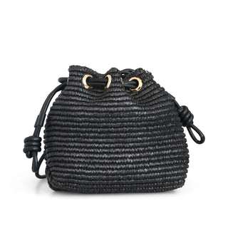 BOLSA BUCKET NAUTICA CON DISEÑO TEJIDO