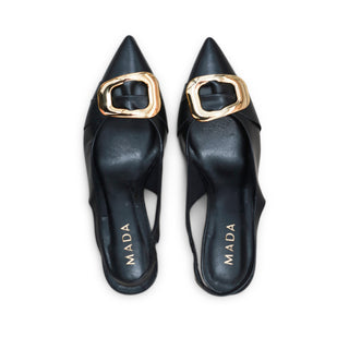 STILETTO NYDIA CON ADORNO DORADO