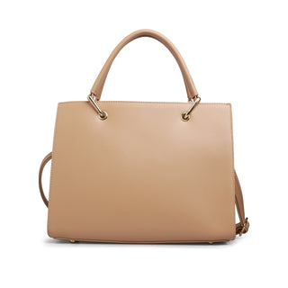 Bolsa tote OBSIDIANA con acabado de piel brillante