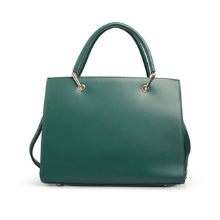 Bolsa tote OBSIDIANA con acabado de piel brillante