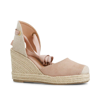 ALPARGATA DE PLATAFORMA OLIVA CON AJUSTE DE CINTAS