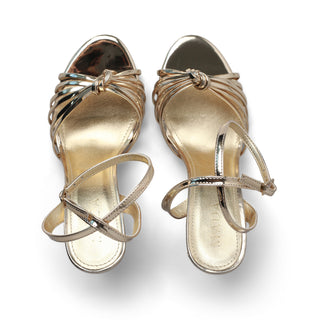 Tacón de fiesta PEARL con nudo de tiras delantero