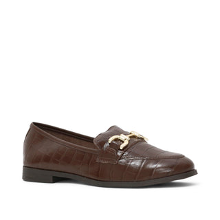 Mocasín de piel RUST con hebilla decorativa