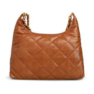 Bolsa de hombro SANTORINI acolchada con asa de cadena