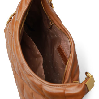 Bolsa de hombro SANTORINI acolchada con asa de cadena