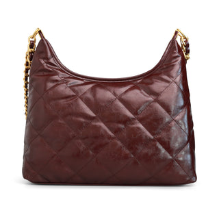 Bolsa de hombro SANTORINI acolchada con asa de cadena