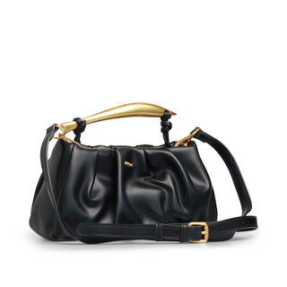 Bolsa con asa metálica SENNA acabado tipo satinada/tornasol