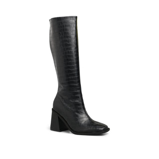 Bota con textura croco SINGAPUR
