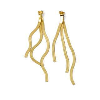 ARETES LARGOS DE BORLA ELEGANTES