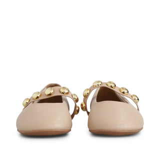 BALERINA TESA CON TIRA DELANTERA DE ESTOPEROLES