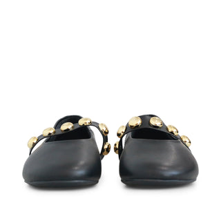 BALERINA TESA CON TIRA DELANTERA DE ESTOPEROLES