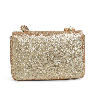 Bolsa Crossbody VIENNA con acabado de glitter/brillantina