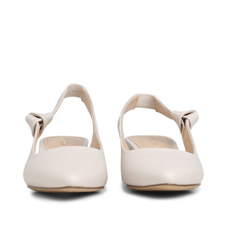 Zapatilla de tacón semi abierto YUNUE