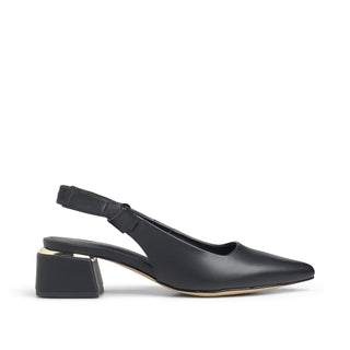 Zapatilla de tacón semi abierto YUNUE