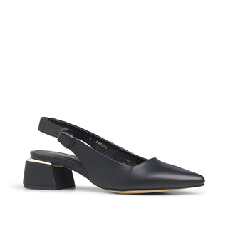 Zapatilla de tacón semi abierto YUNUE