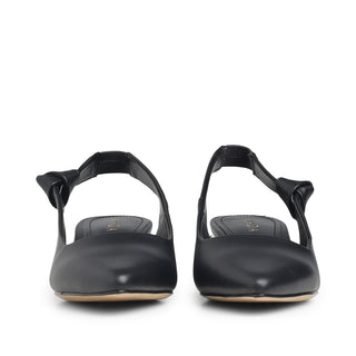 Zapatilla de tacón semi abierto YUNUE