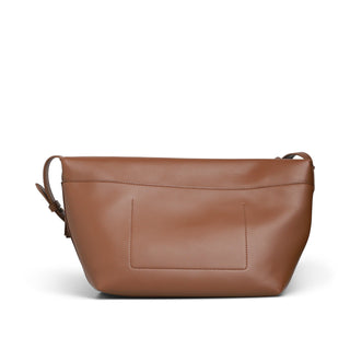 Bolsa Shoulder ZAFIRO plegable de piel lisa