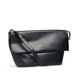 Bolsa Shoulder ZAFIRO plegable de piel lisa