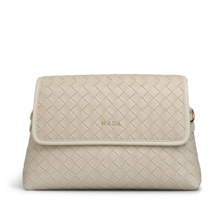 Bolsa Crossbody trenzada ZANTE con cierre de imán