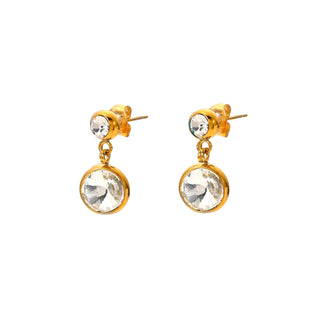 ARETES DE DOBLE BRILLANTE